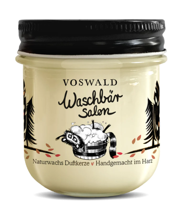 Waschbärsalon – Duftkerze
