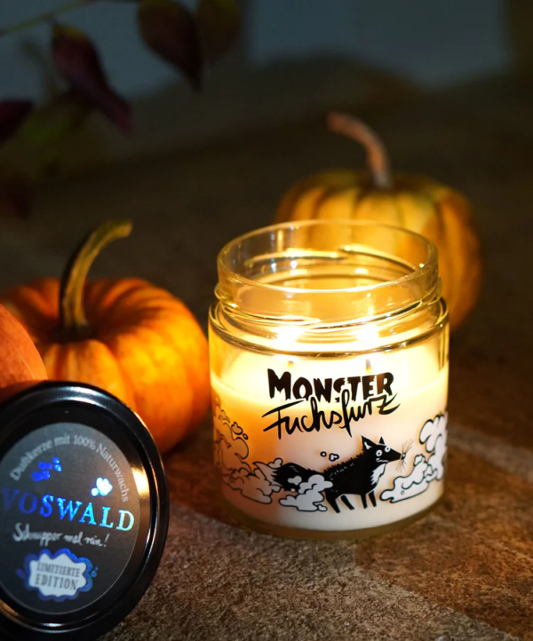 Monster-Fuchsfurz – Duftkerze – Bild 2